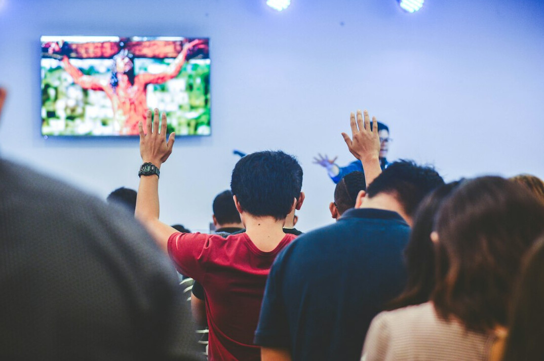 people playing game show
